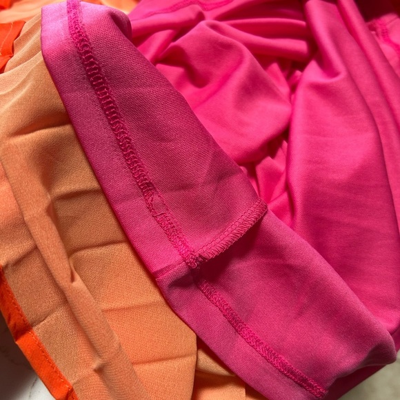 Flying Tomato Vibrant Pink and Orange One-Shoulder Dress - Picture 6 of 6